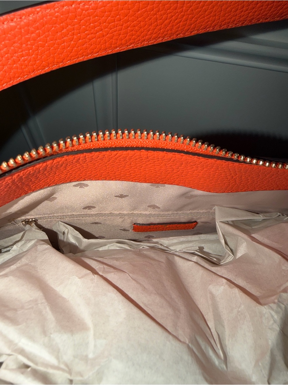 NWT (Retired) Kate Spade Kat Coral Buds Shoulder Bag - Picture 5 of 10